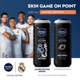 thumbnail image 4 of NIVEA MEN Real Madrid Limited Edition Design Active Clean 3-in-1 Men's Body Wash with Charcoal, Vanilla Bourbon Scent, 16.9 fl oz, 4 of 13