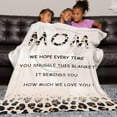 thumbnail image 3 of Mothers Day Blanket Mom Gifts from Daughter Son, Mom Gifts, Birthday Gift for Mom, Happy Birthday Mom Throw Blanket 80"x60", 3 of 5