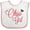White and Pink, variant on Inktastic Ohio Girl Boys or Girls Baby Bib
