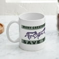 thumbnail image 4 of CafePress - Save_The_Wolf Mug - 11 oz Ceramic Mug - Novelty Coffee Tea Cup, 4 of 6