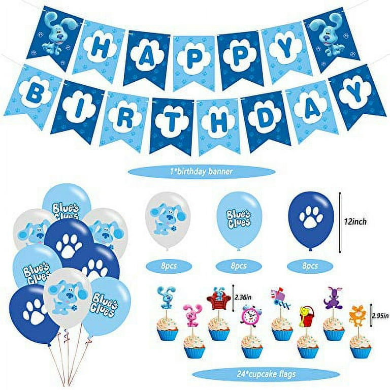 DYI PRINTABLE DIGITAL File Blues Clues Birthday Bann Fresh, 47% OFF