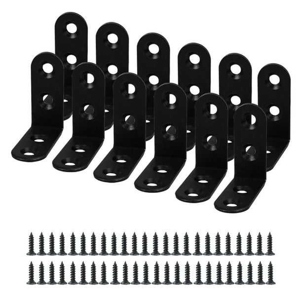 40 X 40mm Angle Bracket Metal Black L Shaped Brackets Corner Braces Support With S 12pcs Com - Black Metal Corner Brackets 40 X 40mm Angle Bracket Metal Black L Shaped Brackets Corner Braces Support With S 12pcs Com - Black Metal Corner Brackets