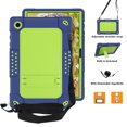 thumbnail image 3 of FIEWESEY for Samsung Galaxy Tab A8 Tablet Case,Heavy-Duty Shockproof Kids Friendly Rugged Protective case for Samsung Galaxy Tab A8 10.5 inch 2022 Release(Model: SM-X200/X205/X207)(Navy/Green), 3 of 6