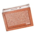 thumbnail image 1 of Alcancía de madera con objetivo de conteo y contador de ahorros Estuche para alcancía 5000 libras, 1 of 9