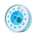thumbnail image 3 of Reloj de conteo de temporizador visual de 60 minutos, mecánico, despertador para hornear, con recordatorio de anillo para del azul, 3 of 8