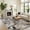 Gray, variant on HIWEAVER Gray 2' x 6' Washable Abstract Runner for Kitchen Indoor Throw Carpet Modern Stain Resistant Foldable Doormat for Hallway Farmhouse Dorm Home Decor