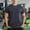 Gray, variant on Men's Athletic Shirts, Workout T-Shirts with Moisture-Wicking Fabric, Breathable Sport Tops for Gym and Casual Wear