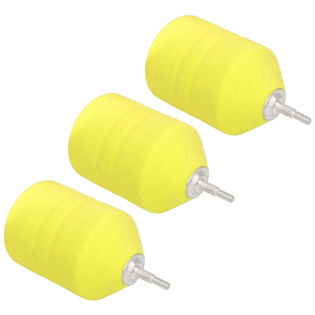 Sponge Head, One Piece Molding Foam Tipped Arrows Threaded For 62mm Shaft For Shooters Black,Pink,Yellow