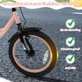 thumbnail image 6 of Costway 16 Inch Kids Bike Toddler Bicycle with Training Wheels, Dual Brakes, Adjustable Seat Pink, 6 of 11
