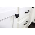 thumbnail image 4 of Formosa Design Hardware Cabinet Hardware Flat Black Square Knobs, 4 of 6