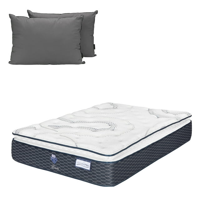 Colchón Queen Size Dover + Almohada 2 Pack