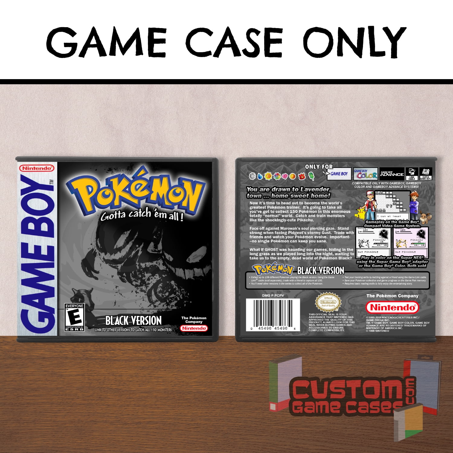 Match tabe Ved en fejltagelse Pokemon™ Black Version | (GB) Game Boy - Game Case Only - No Game -  Walmart.com