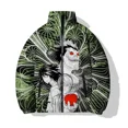 thumbnail image 3 of Abrigo de hombre Abrigos de invierno Parkas para hombre Abrigo de algodón con estampado de monstruo personalizado Cómodo y cálido Chaquetas modernas y versátiles, 3 of 5