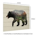 thumbnail image 5 of Davies Babies 'The North American Black Bear' Wood Slat Art 18x22, 5 of 5