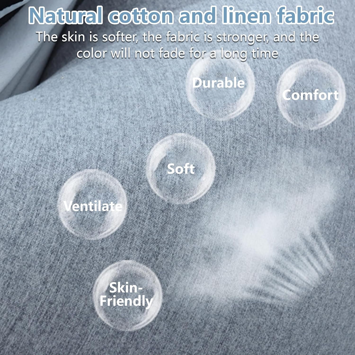Bean Bag Chair Cover:(No Filler) Stuffed Animal Storage Bean Bag Covers,Soft Cotton Linen Beanbag Chair Cover,Washable Bean Bag Chairs for Kids Adults (Dark Blue, S:27-32inch)
