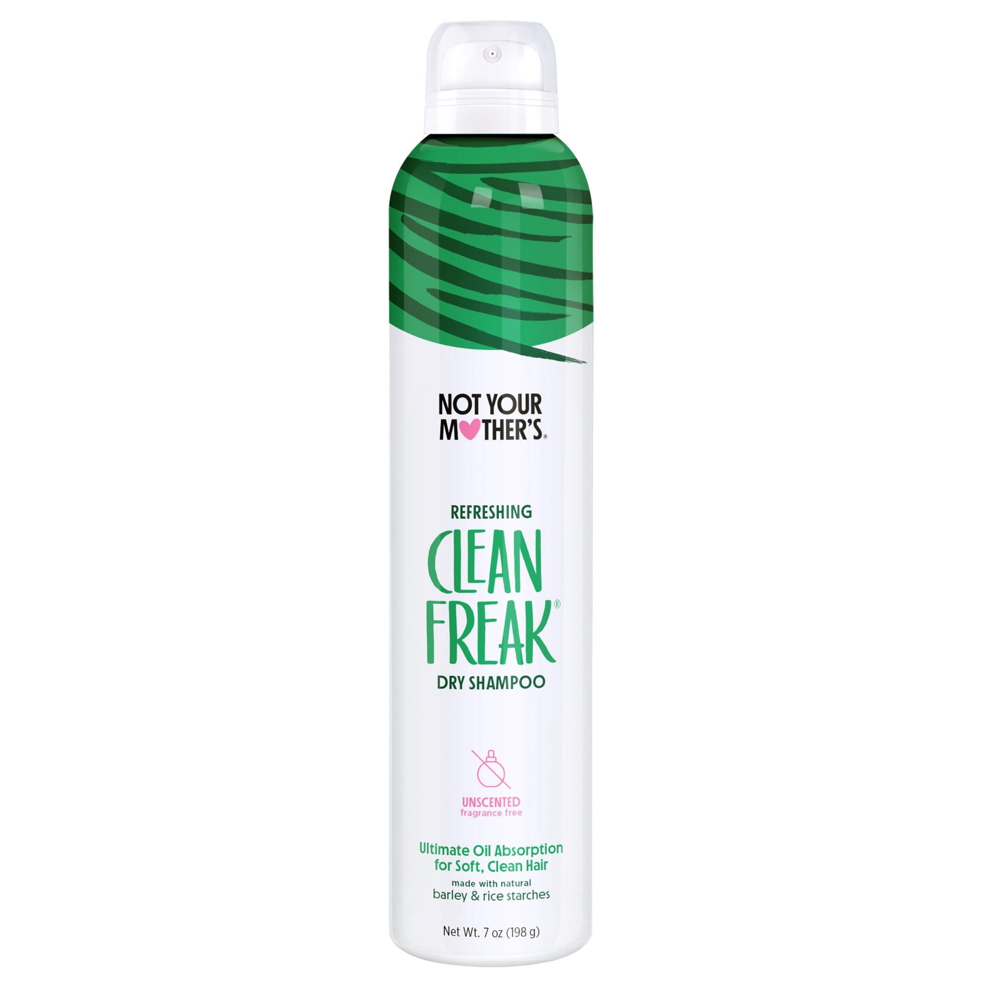 Not Your Mother's Clean Freak Unscented Dry Shampoo with Instant Oil Absorption, 7 oz
