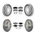 thumbnail image 1 of Transit Auto Front Rear Coated Disc Brake Rotors and Semi-Metallic Pads Kit for Car Mercedes-Benz GLK350 GLK250 KGF-100986, 1 of 11