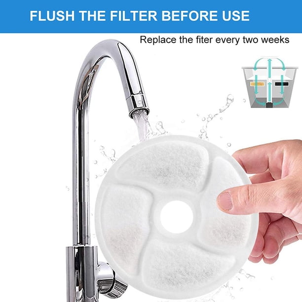 Filtros de carbón activado para fuente de agua para perros y gatos, dispensador de agua potable Hugtrwg Para estrenar
