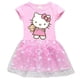 thumbnail image 2 of Ropa para niños de Hello Kitty, falda de princesa a la moda de algodón puro, vestido plisado de manga corta con estampado de dibujos animados para niñas, 2 of 5