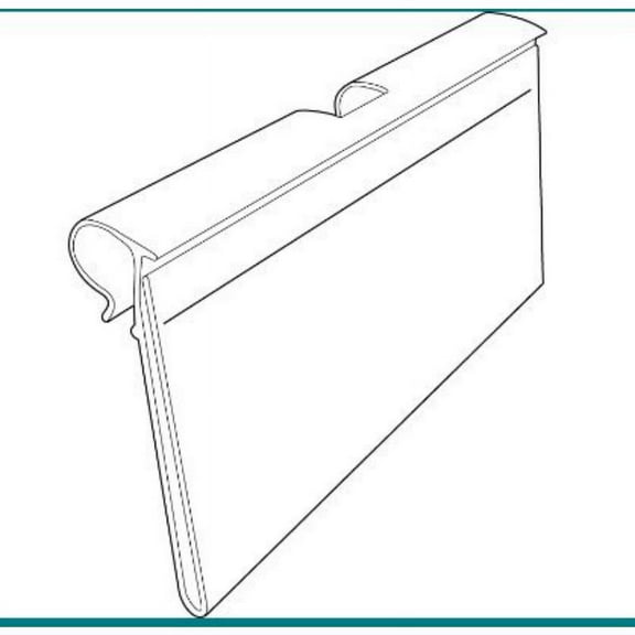 1 Pc, Plastic Peg Hook Bin Tag Holder 1-1/4 In. H X 5/16 In. W