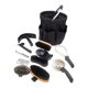 thumbnail image 1 of Kit de aseo para caballos de 12 piezas, juego de cepillos para aperos de caballos, accesorios para cuarto de aperos, peine de curry profesional,, 1 of 9