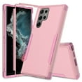 thumbnail image 1 of Supershield Étui pour Samsung Galaxy S22 Ultra 5G, Double Couche de Qualité Militaire, Antichute, Étui de Protection Rigide, Robuste et Durable pour Téléphone - Rose, 1 of 3