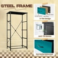 thumbnail image 4 of 4 Drawer Vertical Storage Dresser Views historic Spanish fort El Morro San Juan Puerto Rico with Wood Top Fabric Pull Drawers, 4 of 8