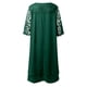 thumbnail image 5 of Vestido floral bordado para mujer talla grande - Manga 3/4, gasa, corte A, elegante para bodas/cócteles, 5 of 6