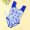 Blue, variant on ibiyuan Girls One Piece Swimsuit Drawstring Ruffle Ruffle Bathing Suit Quickdry Cut Out Girls Swimsuit Size 8 Cute Printed Upf 50  Girl's Swimwear