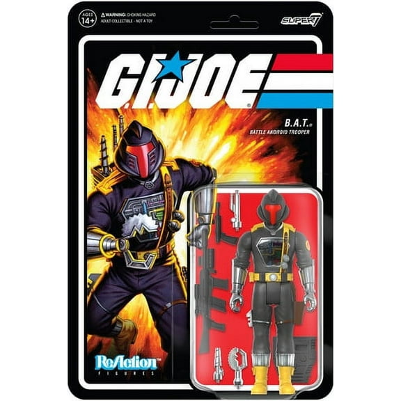 Super7 - G.I. Joe Reaction Wave 4 - Cobra B.A.T., Super7, Gifts