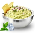 thumbnail image 3 of Dip Chiller Bowl Large Capacity, Stainless Steel Insulated Party Ice Serving Bowl, Salad Pod for Salsa Guacamole Condiments, Hot & Cold（1pc）, 3 of 6
