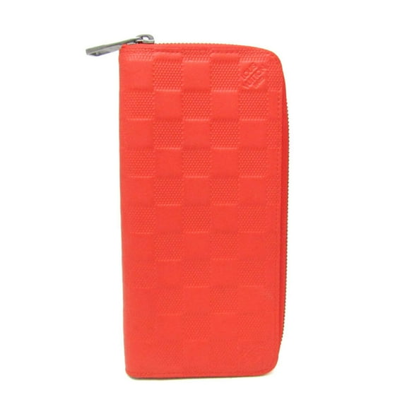 Pre-Owned Louis Vuitton Damier Infini Zippy Wallet Vertical N63550 Men's Damier... (Good)