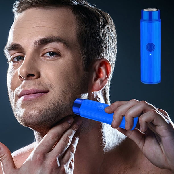 Mini afeitadora, mini afeitadora portátil, mini afeitadora portátil, afeitadora para hombres, afeitadora recargable por USB, ideal para familias, mini afeitadora de viaje