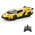 thumbnail image 1 of 2425S RC Cars - 1:24 con Licencia Oficial Lambo Veneno, Carreras Deportivas Eléctricas, Vehículo Modelo de Auto, para Juguetes y Regalos para Niños y Adultos (Amarillo), 1 of 7