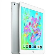 Restored 2018 Apple iPad Wi Fi 128 GB Silver (6th Generation) (Refurbished)