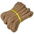 thumbnail image 1 of Twisted Manila Rope Jute Rope (1 Inch x 10 Feet) Natural Thick Hemp Rope for Crafts, Nautical, Railings, Hammock, Decorating, 1 of 4