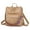 Khaki, variant on Rucksack Backpack Purse For Women Leather Fashion Theft And Shoulder Bag Travel Bags