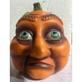 thumbnail image 3 of Expressive Pumpkins Fall Table Top Decor, Halloween Pumpkin Head Freak Resin Pumpkin Ornaments with Lifelike Expressions, for Fall Harvest Halloween Thanksgiving Party Decoration, 3 of 8