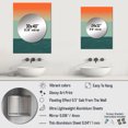 thumbnail image 4 of Designart "Minimalistic Solitary Landscape VI" Minimalism Mirror Wall Decor - Modern Orange Abstract Large Printed Mirror Wall Decor For Bedroom - 40" x 30" Inch, 4 of 5