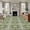 Green, variant on 3'x5' Area Rugs, Navy Blue Boho Indoor Outdoor Area Rug for Living Room Bedroom, Farmhouse Abstract Floral Aesthetic Washable Bathroom Rugs Kitchen Floor Carpet Mats Home Decor Aesthetic
