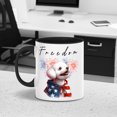 thumbnail image 5 of Freedom Bichon Frise on Independence Day 4th of July 11oz Accent Two-tone Mug Bichons Dog Lovers Gifts Idea Coffee Tea Cup - 01005, 5 of 5