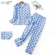 thumbnail image 4 of Conjunto de pijamas de talla grande para mujer, ropa de dormir de algodón de franela cálida para el hogar, traje de otoño e invierno con estampado a cuadros, para dormir, 4 of 4