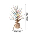 thumbnail image 3 of Easter Egg Pearl Tree Tabletop Ornament, Artificial Flower And Berry Decor, Lightweight Centerpiece For Holiday Tables Mantels Windowsills, Festive Spring Gift, Easy Display Home Party Accent, 3 of 9