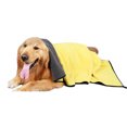 thumbnail image 1 of Pet Bath Towel Soft Absorbent Fashion Cat Microfiber Towel Puppy Bathing Towel, 1 of 6
