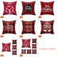 thumbnail image 2 of Feliz Navidad algodón invierno ciervos fundas de almohada decoración de Navidad fundas de almohada funda de cojín 20, 2 of 5
