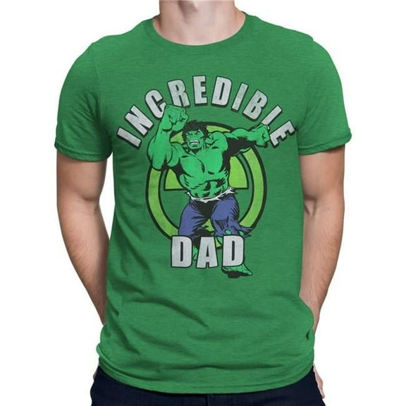 The Hulk Incredible Dad Mens T-Shirt - Large
