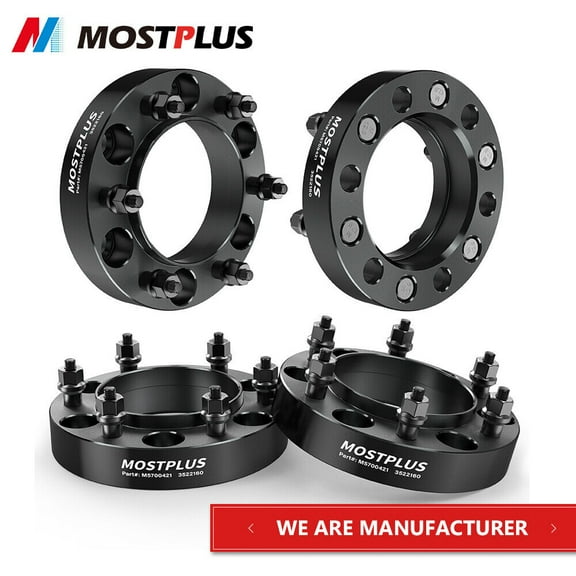 MOSTPLUS 4PCS Wheel Spacers 1.25" 6X5.5" for Toyota Tacoma 4Runner Tundra Lexus GX460
