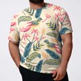 thumbnail image 2 of Pimfylm Custom T Shirts Big And Tall T Shirts For Men Graphic T Shirts Khaki 5XL, 2 of 5