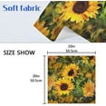 thumbnail image 7 of GZHJMY Sunflower Cloth Napkins Set of 4,Reusable Washable Polyester Dinner Table Napkins for Kitchen,Dining,Restaurant,Party Decoration, 7 of 7