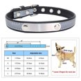 thumbnail image 5 of Collar para perros con etiqueta de nombre grabada, personalizable, cuero suave, collar para perros con etiqueta de identificación individual, 5 of 5